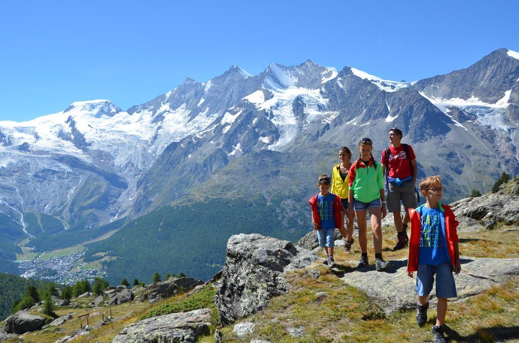 Hotel Garni Domino Saas-Fee Esterno foto